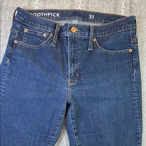 J. Crew Blue Toothpick Skinny Jeans Classic Style